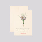 1 Corinthians 15:58 Bible verse floral greeting card