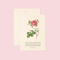Romans 8:28 Bible verse floral greeting card