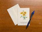 John 10:11, The Good Shepherd—Scripture Floral Greeting Card