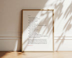 Matthew 5:2–12, The Beatitudes—Scripture Wall Print