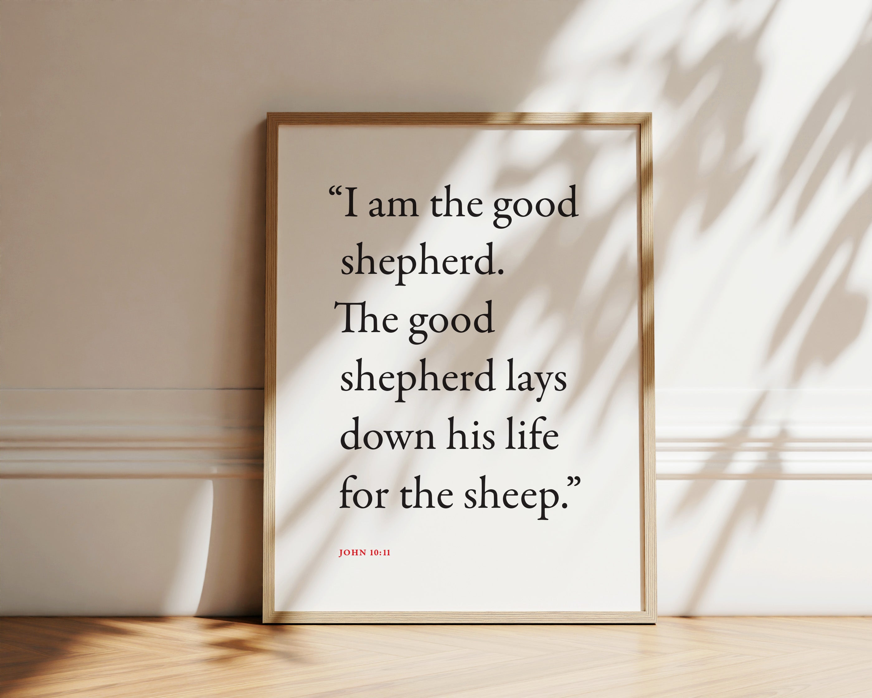 John 10:11 Wall Print